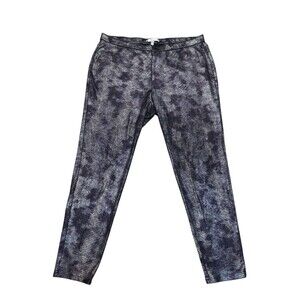 JENNIFER LOPEZ Women’s 1X Purple & Black Lizard Print Jegging